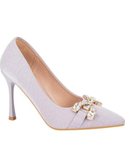 ZAPATILLA CON HERRAJE TACON ALTO LILA THALIA SODI - Image 2
