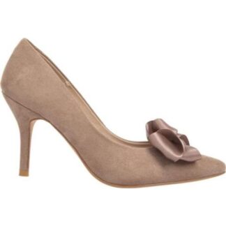ZAPATILLA CON MOÑO AVENA YAELI FASHION