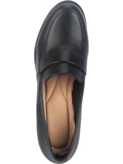 ZAPATILLA DE PIEL NEGRO VICENZA - Image 3