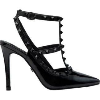 ZAPATILLA DESTALONADA CON ESTOPEROLES NEGRO BELINDA PEREGRIN