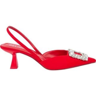 ZAPATILLA DESTALONADA CON HERRAJE ROJO BELINDA PEREGRIN