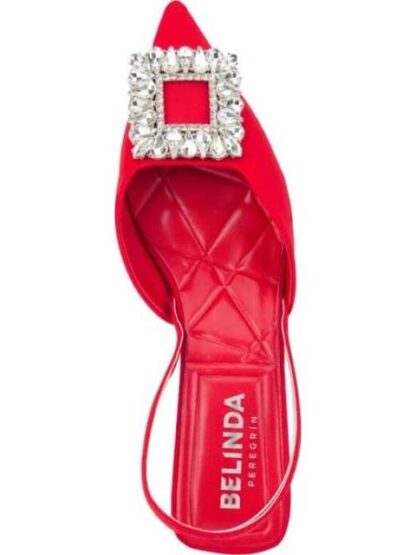 ZAPATILLA DESTALONADA CON HERRAJE ROJO BELINDA PEREGRIN - Image 3