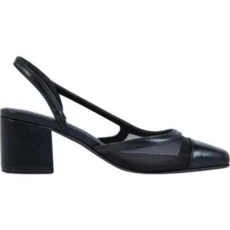 ZAPATILLA DESTALONADA CON MALLA NEGRO YAELI FASHION