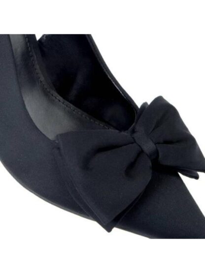 ZAPATILLA DESTALONADA CON MOÑO NEGRO YAELI FASHION - Image 6