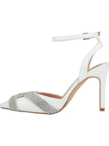 ZAPATILLA DESTALONADA CON PEDRERIA BLANCO MOLTO BELLO - Image 4