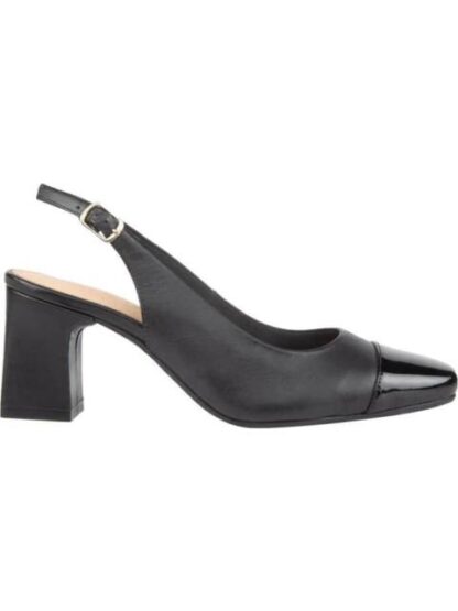 ZAPATILLA DESTALONADA DE PIEL NEGRO VICENZA