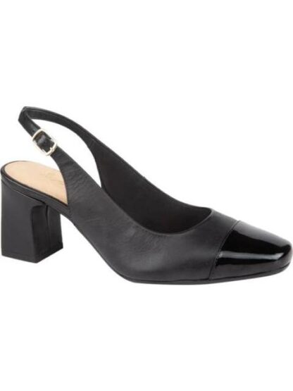 ZAPATILLA DESTALONADA DE PIEL NEGRO VICENZA - Image 2