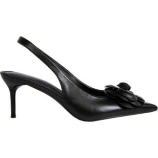 ZAPATILLA DESTALONADA FLOR NEGRO YAELI FASHION