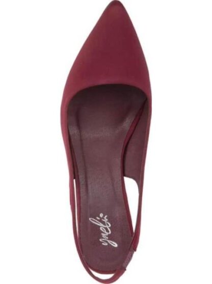 ZAPATILLA DESTALONADA LISA VINO YAELI - Image 3