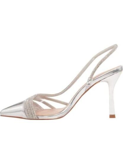 ZAPATILLA DESTALONADA CON PEDRERIA PLATA THALIA SODI - Image 5
