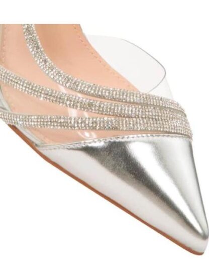 ZAPATILLA DESTALONADA CON PEDRERIA PLATA THALIA SODI - Image 6