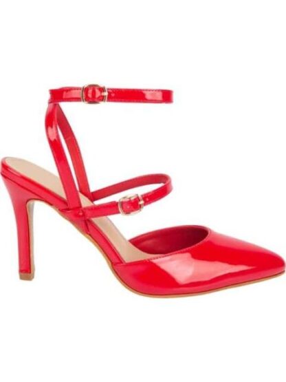 ZAPATILLA DESTALONADA TACON ALTO ROJO YAELI FASHION