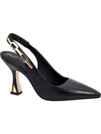 ZAPATILLA DESTALONADA TACON ASIMETRICO NEGRO YAELI FASHION