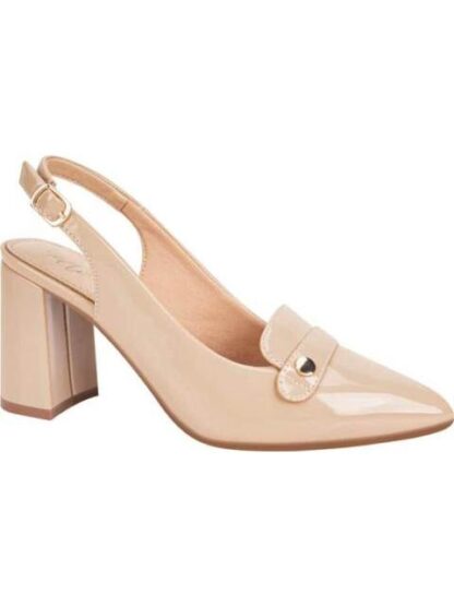 ZAPATILLA DESTALONOADA TACON ANCHO NUDE YAELI - Image 2