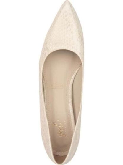 ZAPATILLA GRABADA TACON ALTO BEIGE/HUESO YAELI FASHION - Image 3