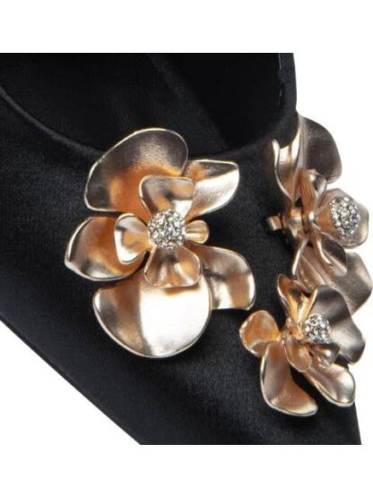 ZAPATILLA HERRAJE DE FLOR NEGRO THALIA SODI - Image 6