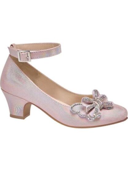 ZAPATILLA METALICA MOÑO ROSA VIVIS SHOES KIDS