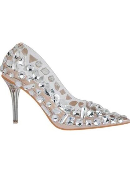 ZAPATILLA MICA CON PEDRERIA NEUTRAL THALIA SODI - Image 2