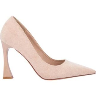 ZAPATILLA TACON ALTO ASIMETRICO NUDE THALIA SODI