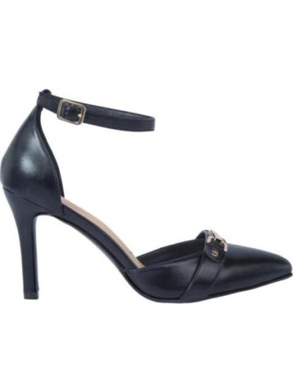 ZAPATILLA TACON ALTO CON PULSERA NEGRO YAELI FASHION