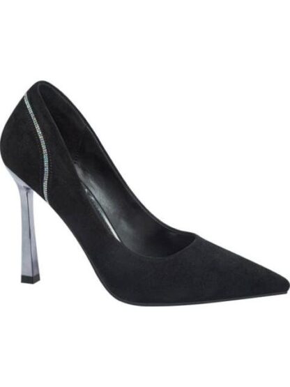 ZAPATILLA TACON ALTO CROMADO NEGRO THALIA SODI - Image 2