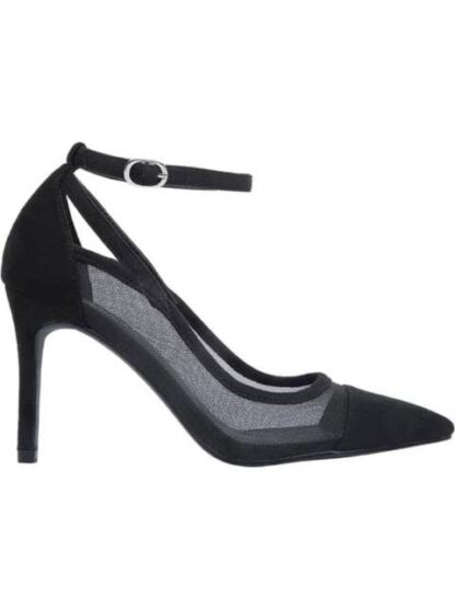 ZAPATILLA TACON ALTO MALLA NEGRO THALIA SODI