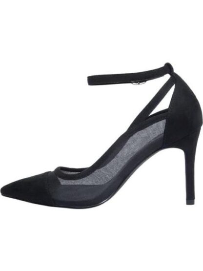 ZAPATILLA TACON ALTO MALLA NEGRO THALIA SODI - Image 5