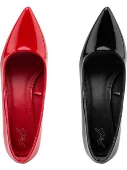 KIT ZAPATILLAS CHAROL TACON DELGADO ROJO YAELI - Image 3