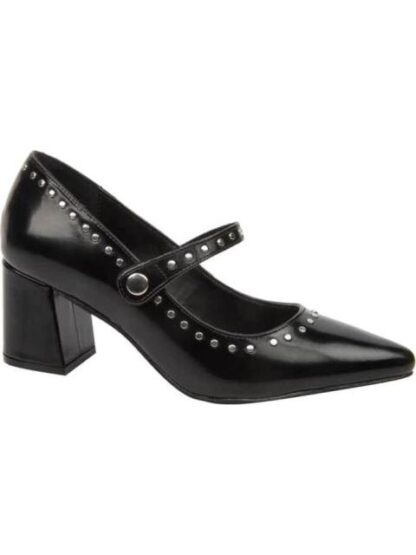 ZAPATILLA TACON CUADRADO CON LATIGO NEGRO YAELI FASHION - Image 2