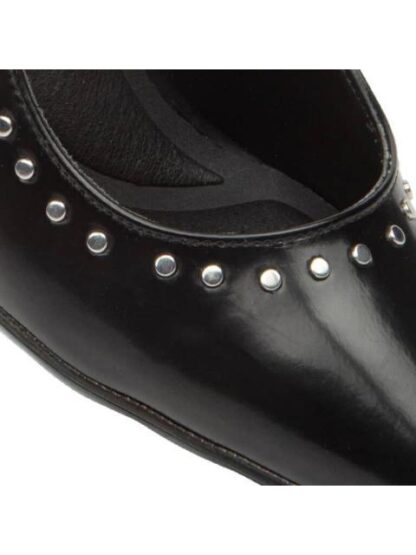 ZAPATILLA TACON CUADRADO CON LATIGO NEGRO YAELI FASHION - Image 6