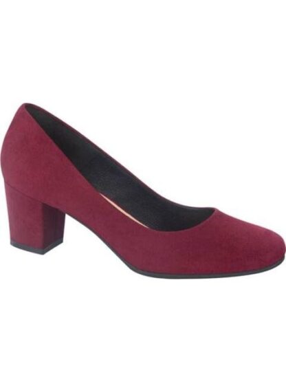 ZAPATILLA TACON MEDIO CONFORTABLE VINO SHOSH - Image 2
