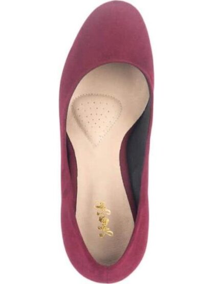 ZAPATILLA TACON MEDIO CONFORTABLE VINO SHOSH - Image 3