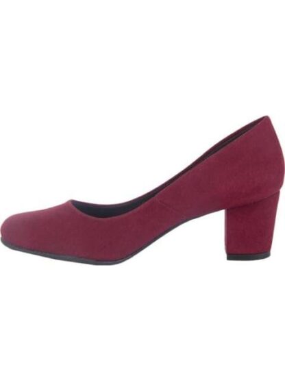 ZAPATILLA TACON MEDIO CONFORTABLE VINO SHOSH - Image 5
