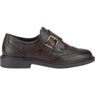 ZAPATO BOSTONIANO CON HEBILLA CAFE VI LINE FASHION