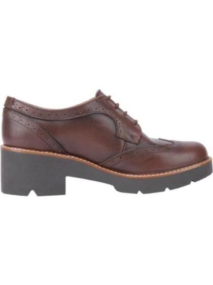 ZAPATO BOSTONIANO DE PIEL CAFE SEDUCTA