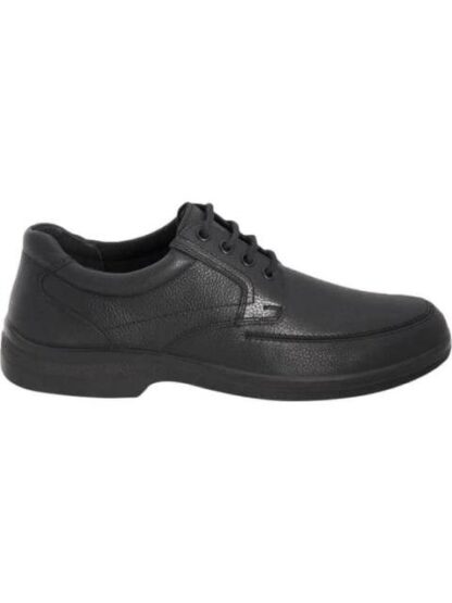 ZAPATO CASUAL DE PIEL DERBY NEGRO FLEXI