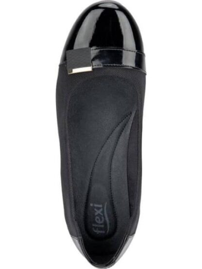 ZAPATO DE CUÑA CON HERRAJE NEGRO FLEXI - Image 3