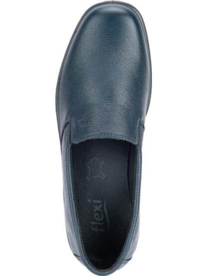 ZAPATO DE PIEL AZUL FLEXI - Image 3