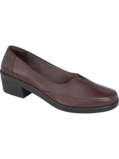 ZAPATILLA DE PIEL CAFE FLEXI - Image 2