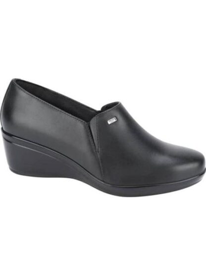 ZAPATO DE PIEL CON CUÑA NEGRO FLEXI - Image 2
