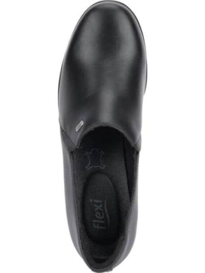 ZAPATO DE PIEL CON CUÑA NEGRO FLEXI - Image 3