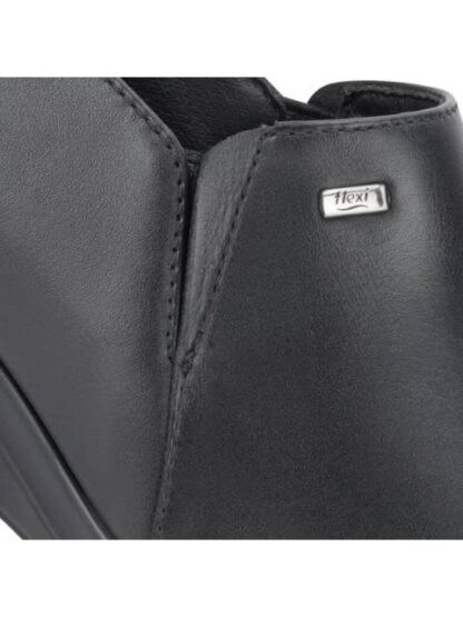ZAPATO DE PIEL CON CUÑA NEGRO FLEXI - Image 6