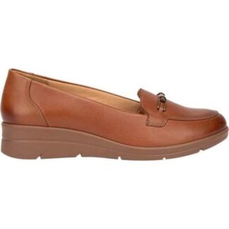 ZAPATO DE PIEL CONFORTABLE CAFE FLEXI