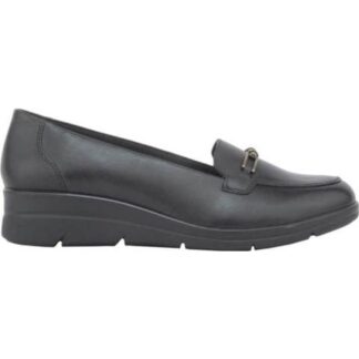 ZAPATO DE PIEL CONFORTABLE NEGRO FLEXI