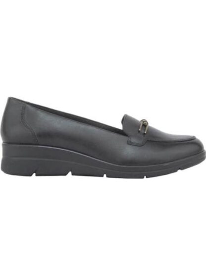 ZAPATO DE PIEL CONFORTABLE NEGRO FLEXI