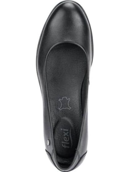 BALLERINA DE PIEL NEGRO FLEXI - Image 3