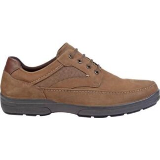ZAPATO DERBY DE PIEL TAUPE CALZADO PAZSTOR