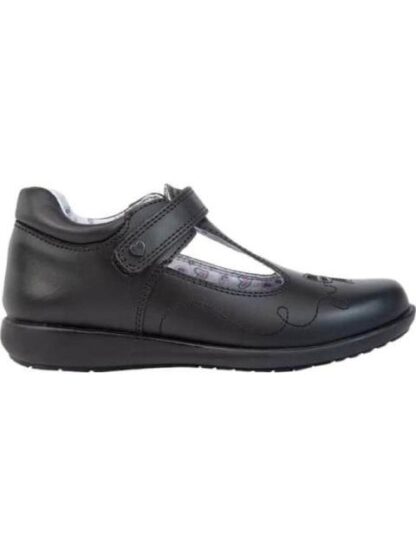 ZAPATO ESCOLAR DE PIEL NEGRO BAMBINO