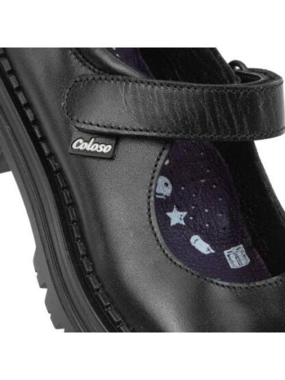 ZAPATO ESCOLAR DE PIEL NEGRO COLOSO - Image 6