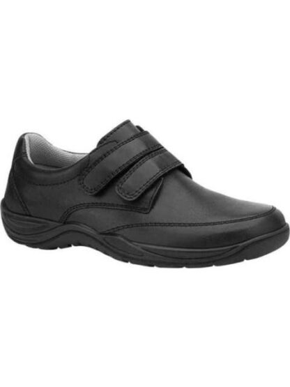 ZAPATO ESCOLAR DE PIEL NEGRO FLEXI